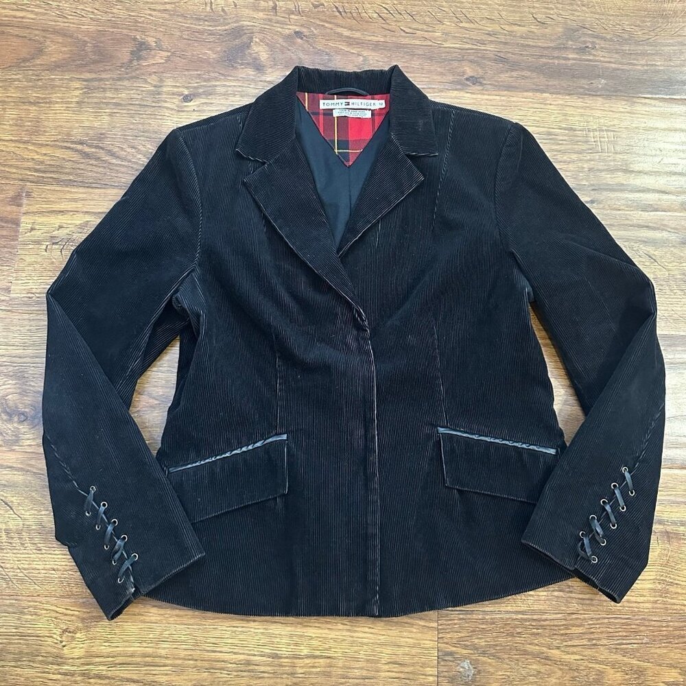 Vintage Tommy Hilfiger corded corduroy blazer jacket